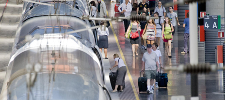 Aumenta en un 3,5 por ciento el transporte de viajeros en el primer trimestre