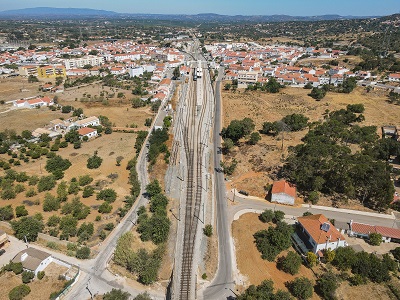 Electrificación de la línea ferroviaria del Algarve, en Portugal