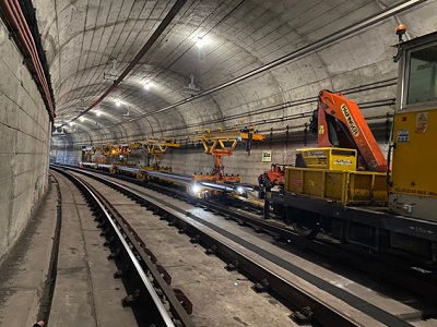Ejecución de las obras del Proyecto Constructivo para la adaptación de la línea Sagunto-Teruel-Zaragoza para la circulación de trenes de mercancías de 750 m de longitud.