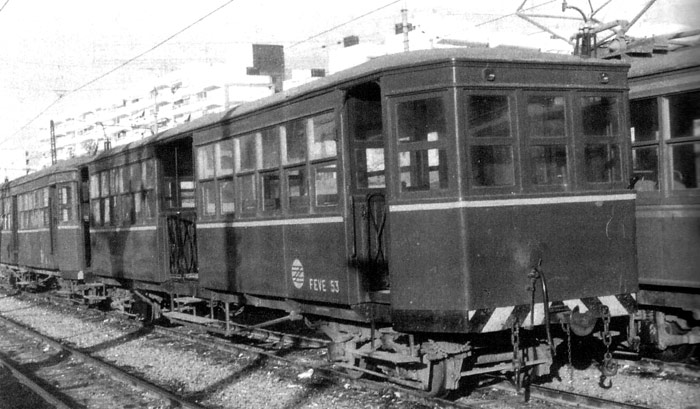 Metrovalencia. Trenes fuera de circulación: Coche "Zaragozano" : Tren eléctrico que circuló en FGV entre 1-1-87 y 1987-1988