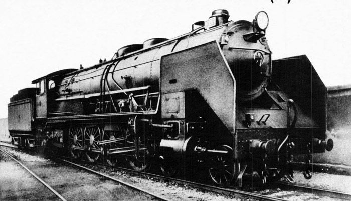 Locomotora 1700 de los últimos modelos de locomotoras de vapor de Renfe.