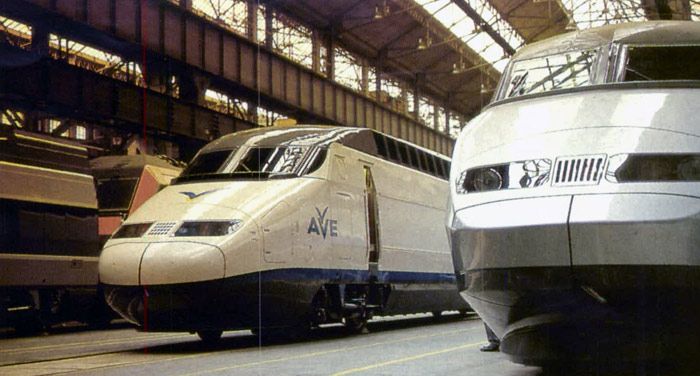 Presentada la primera motriz de AVE en Francia. 