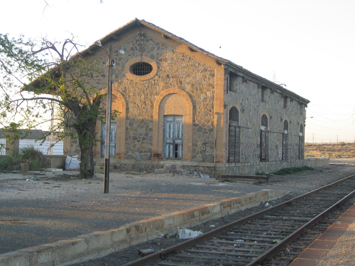 Estación de Villaseca y Mocejón. Muelle de mercancías