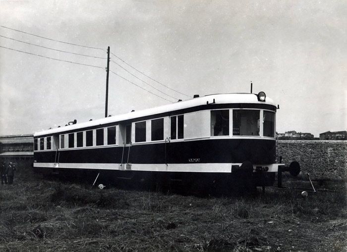 Locomotora del ferrocarril de Buitrón a San Juan del Puerto. Fotografía de Frank Jones. Archivo EuskoTren/Museo Vasco del Ferrocarril.