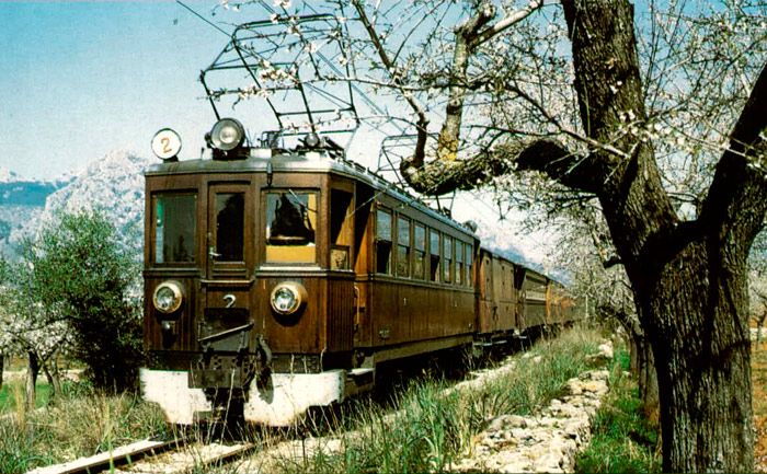 El tren del Sóller se inauguró en 1912.