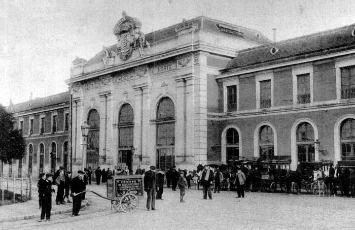 La estación de Valladolid que celebró en 1995 sus cien años de existencia.