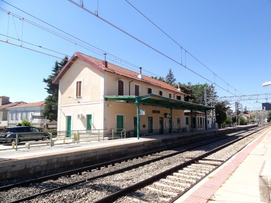 Vista panorámica estación Navalperal de Pinares (Ávila)